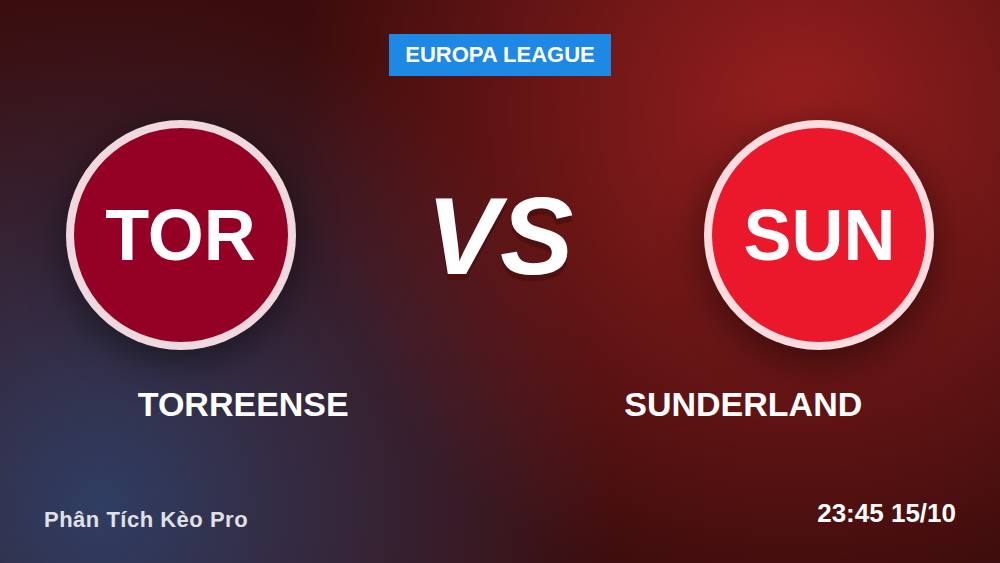 Torreense đấu Sunderland: Cục diện bảng đấu Europa League 2026/27